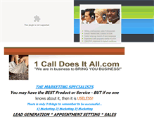 Tablet Screenshot of 1calldoesitall.com